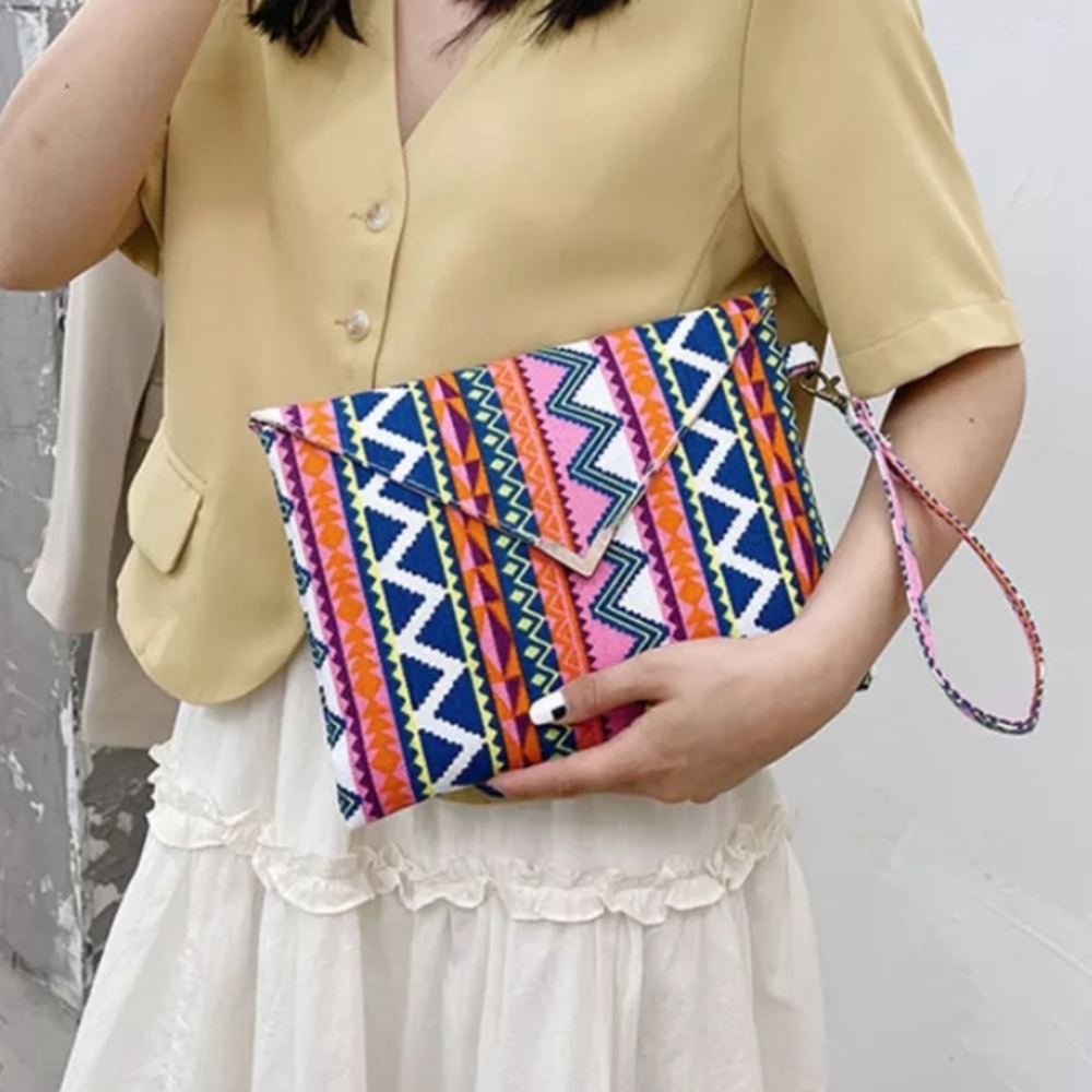 Colleen Colorful Clutch - Multi